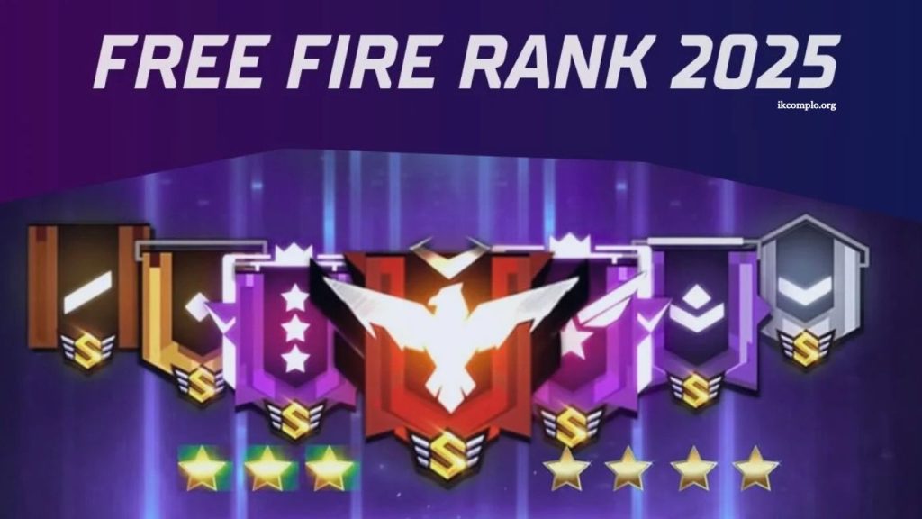 Free Fire Rank List 2025 All Ranks and Points