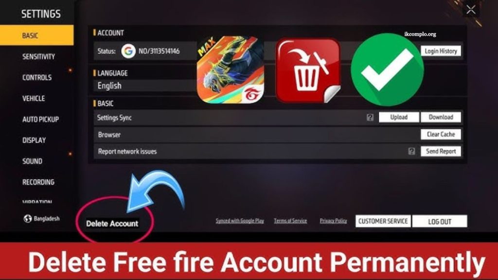How to Delete Free Fire Account Permanently