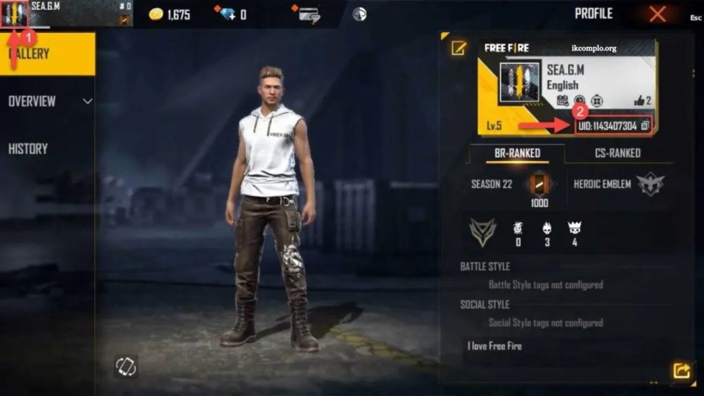UID Free Fire How to Find Your Free Fire UID